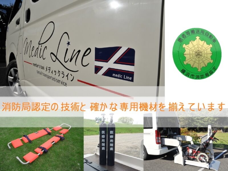 車体ロゴマークと機材