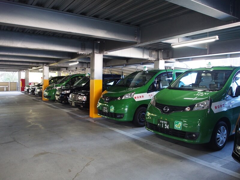 杉並営業所のタクシー