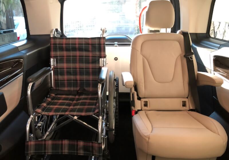 車いす乗車時のイメージ