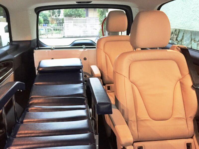 ストレッチャー乗車時のイメージ