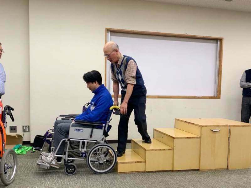 階段を使った講習