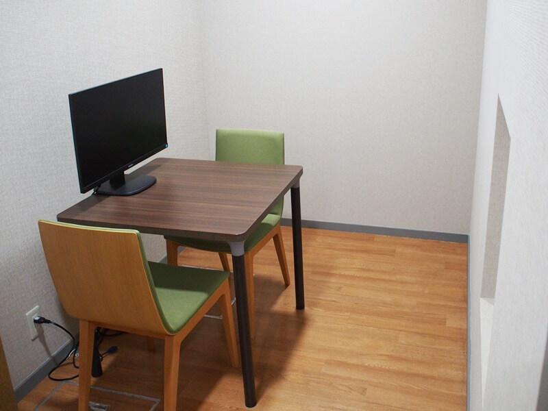 AViC尾山台店の応接室