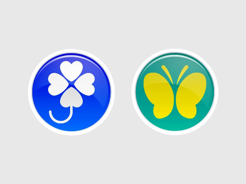 身体障害者標識と聴覚障害者標識