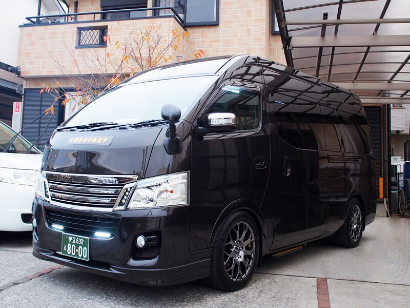 あさひ介護・観光タクシーの介護車両、キャラバン