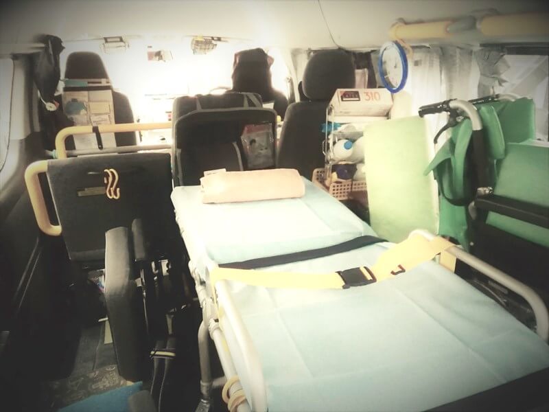 ストレッチャー乗車時