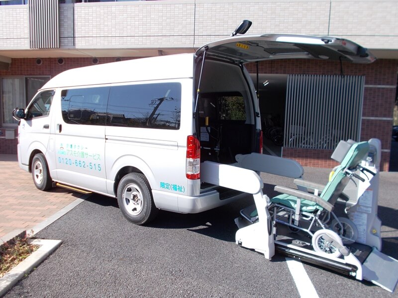 ハイエースリフト使用時