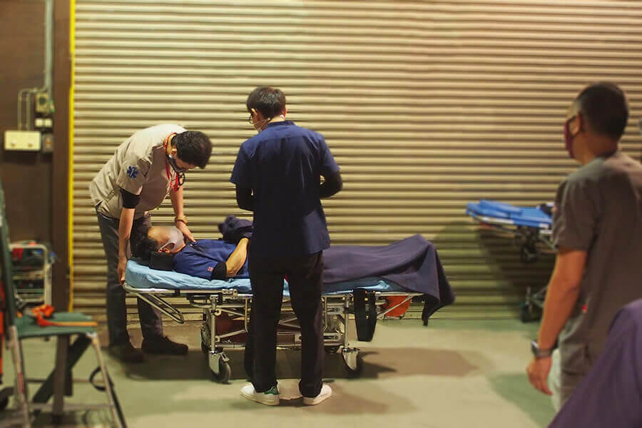 利用者への声がけ